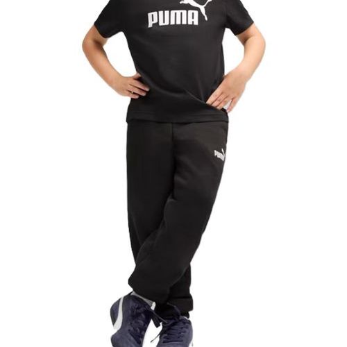 CALCA PUMA MOLETOM ESSENTIALS FLEECE KIDS 684933-01 PRETO