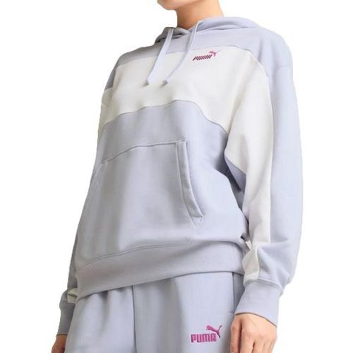 CASACO MOLETOM PUMA HOODIE 685005-47 CINZA BRANCO