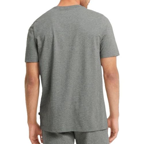 CAMISETA PUMA ESSENTIALS LOGO TEE 586666-03 CINZA