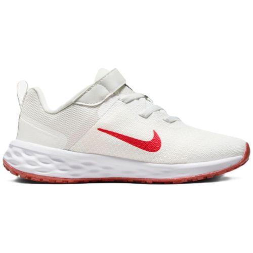 TENIS NIKE REVOLUTION 6 DD1095-102 BRANCO VERMELHO
