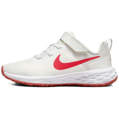 TENIS NIKE REVOLUTION 6 DD1095-102 BRANCO VERMELHO