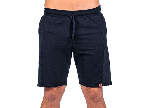 BERMUDA MOLETOM POKER COMFY 03902MMSMR MARINHO MESCLADO