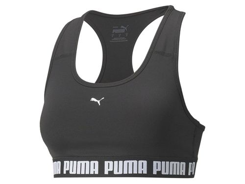 TOP PUMA MID IMPACT STRONG BRA 522535-15 PRETO