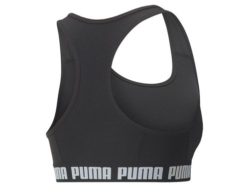 TOP PUMA MID IMPACT STRONG BRA 522535-15 PRETO