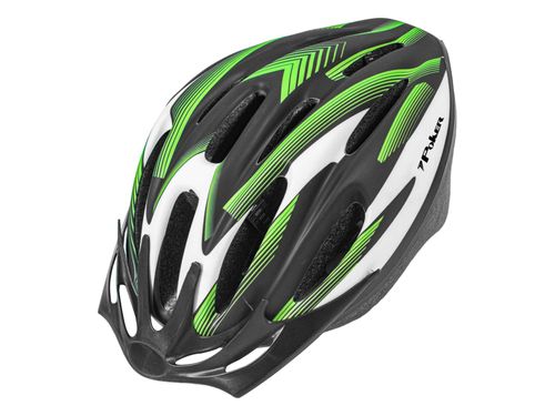 CAPACETE BIKE POKER MOLD WINDSTORM 09058PVCB VERDE BRANCO