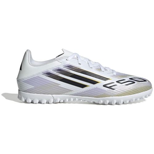CHUTEIRA SOCIETY ADIDAS F50 CLUB JR4387 BRANCO PRETO