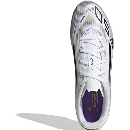 CHUTEIRA SOCIETY ADIDAS F50 CLUB JR4387 BRANCO PRETO
