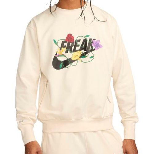 CASACO MOLETOM NIKE CREW FJ9557-110 BEGE