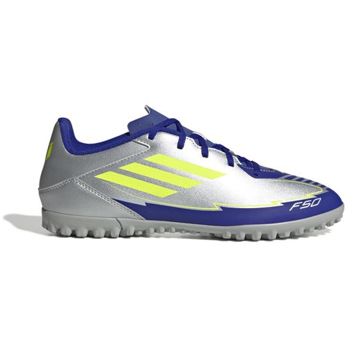 CHUTEIRA ADIDAS SOCIETY F50 CLUB MESSI IH0917 PRATA AZUL