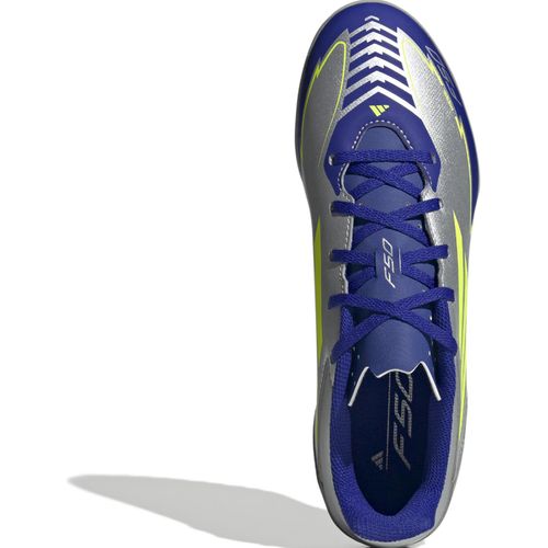 CHUTEIRA ADIDAS SOCIETY F50 CLUB MESSI IH0917 PRATA AZUL