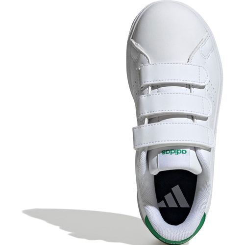 TENIS ADIDAS ADVANTAGE BASE 2.0 INFANTIL IE9019 BRANCO VERD