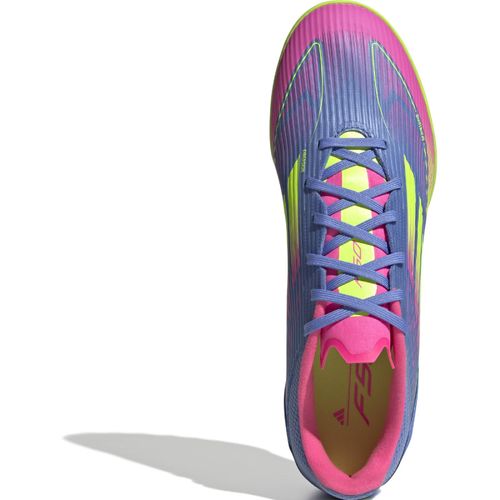 CHUTEIRA ADIDAS SOCIETY F50 LEAGUE IE1230 AZUL VERDE ROSA