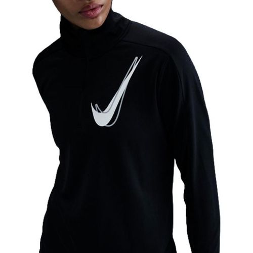 CAMISETA NIKE MANGA LONGA SWOOSH HJ2225-010 PRETO