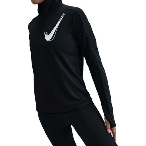 CAMISETA NIKE MANGA LONGA SWOOSH HJ2225-010 PRETO