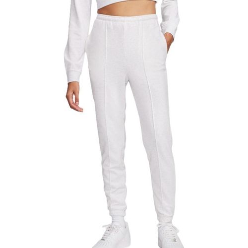 CALCA NIKE MOLETOM SPORTSWEAR CHILL TERRY FN2434-051 BRANCO