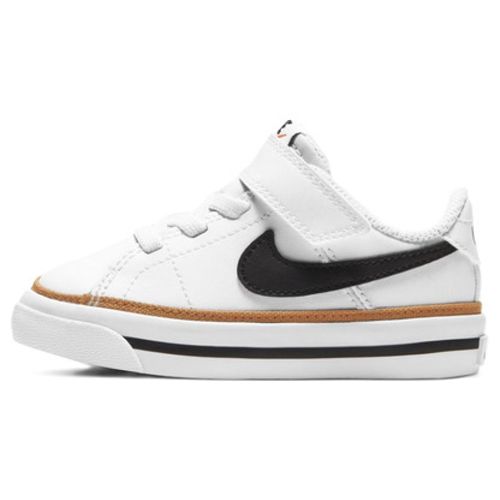 TENIS NIKE COURT LEGACY INFANTIL DA5382-102 BRANCO PRETO
