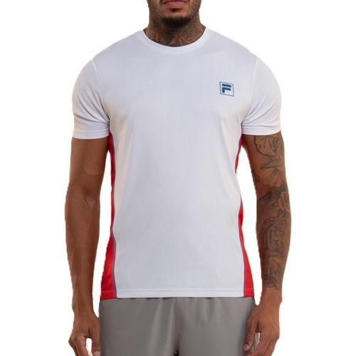 CAMISETA FILA CARBON RACER F11R00328.163 BRANCO VERMELHO