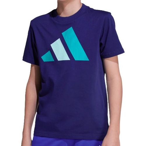 CAMISETA ADIDAS  PLAYERA ESSENTIALS KIDS JY0296 MARINHO VER