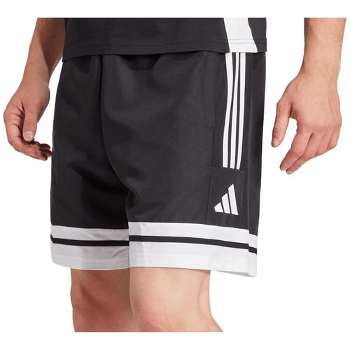 BERMUDA ADIDAS SQUADRA 25 JD9274 PRETO BRANCO