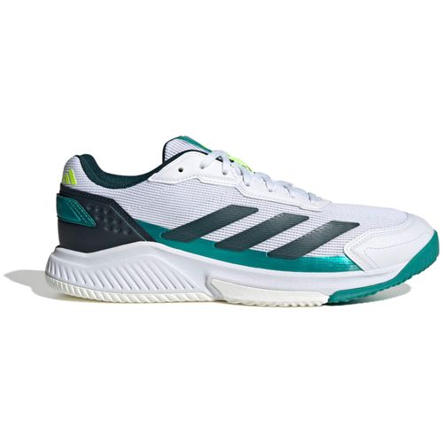 TENIS ADIDAS COURTQUICK PADEL JP7232 BRANCO VERDE