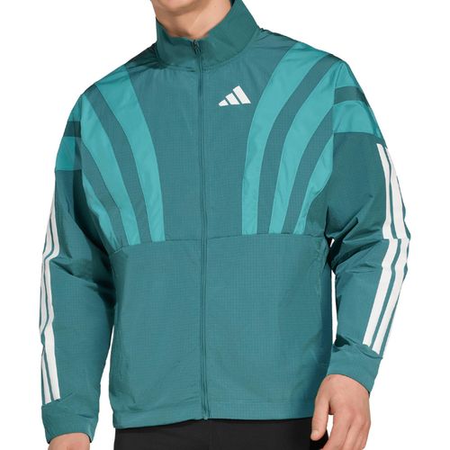 JAQUETA ADIDAS ADIZERO RUNNING HZ3691 VERDE AGUA