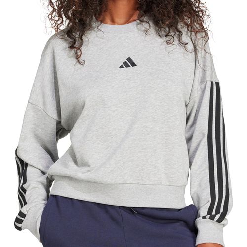 CASACO ADIDAS MOLETOM ESSENTIALS JD5289 CINZA