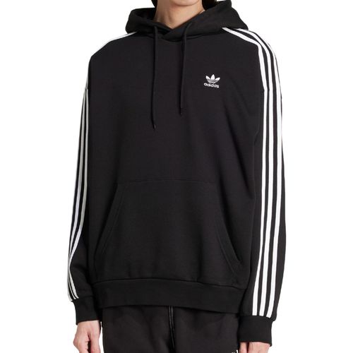 CASACO ADIDAS MOLETOM BAGGY ADICOLOR JC6251 PRETO