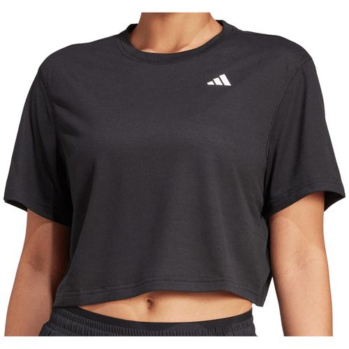 CAMISETA ADIDAS TREINO BOXY ESSENTIALS JC9555 PRETO