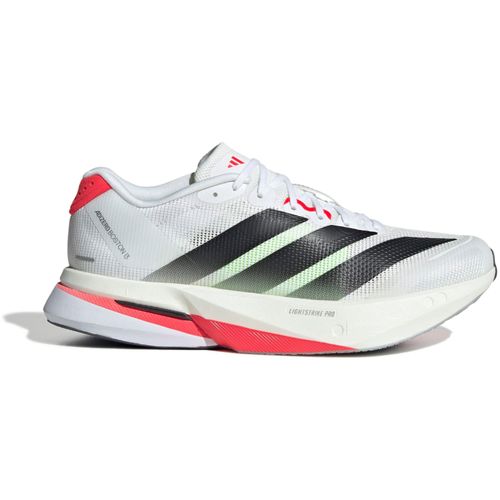 TENIS ADIDAS ADIZERO BOSTON 13 JS4934 BRANCO VERMELHO PRETO