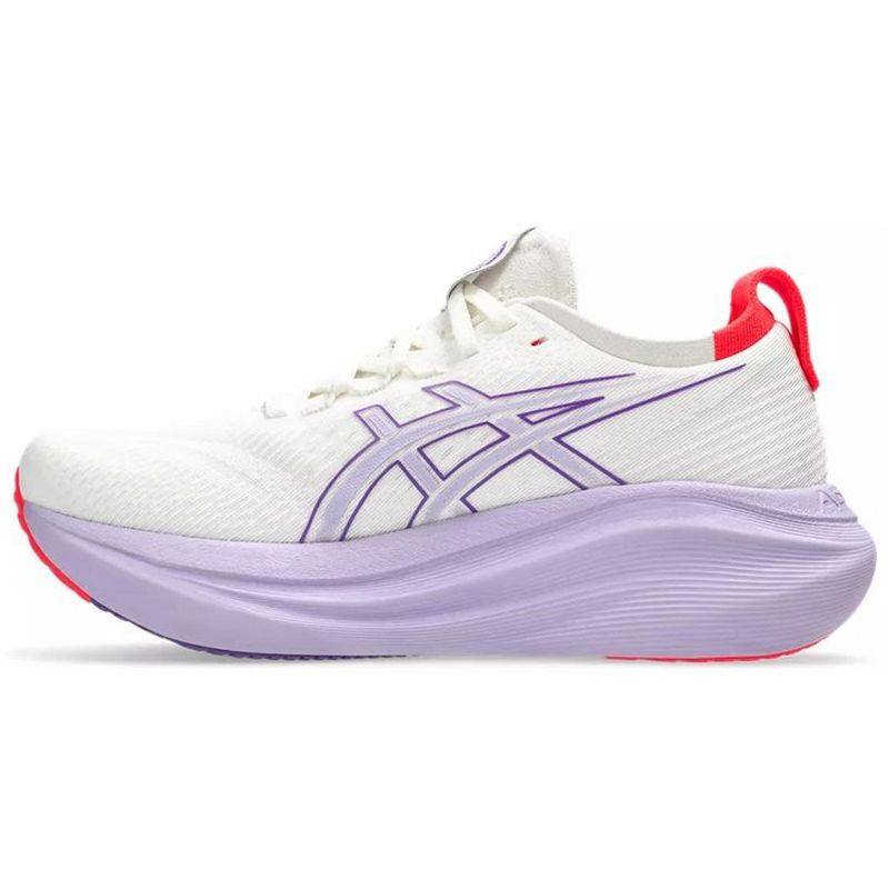 TENIS ASICS GEL NIMBUS 27 TOKYO 1012B913.500 BRANCO ROXO
