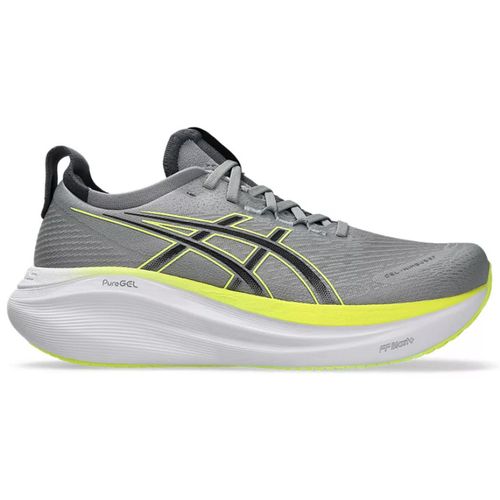TENIS ASICS GEL NIMBUS 27 1011B958.022 CINZA AMARELO