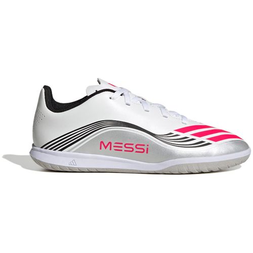 TENIS ADIDAS FUTSAL F50 MESSI CLUB INDOOR JP7452 BRANCO VER