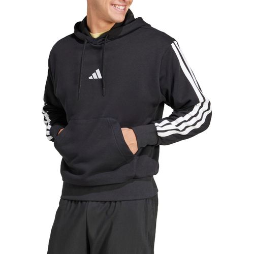 CASACO ADIDAS MOLETOM ESSENTIALS JD1874 PRETO