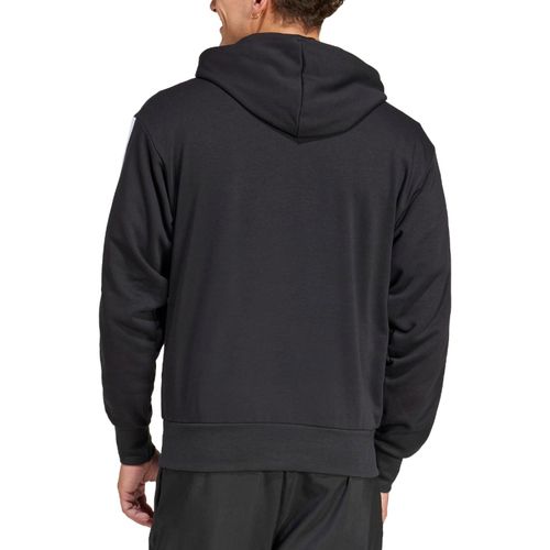 CASACO ADIDAS MOLETOM ESSENTIALS JD1874 PRETO