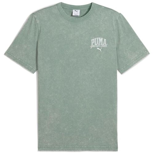 CAMISETA PUMA CLASS TEE 684640-30 AZUL ACINZENTADO