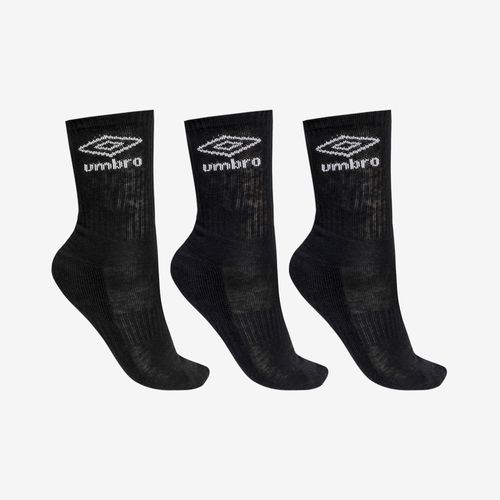 Meia Tripack Unisex Umbro Cano Médio