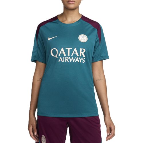 CAMISETA NIKE PSG STRIKE FN9821-382 VERDE BORDO