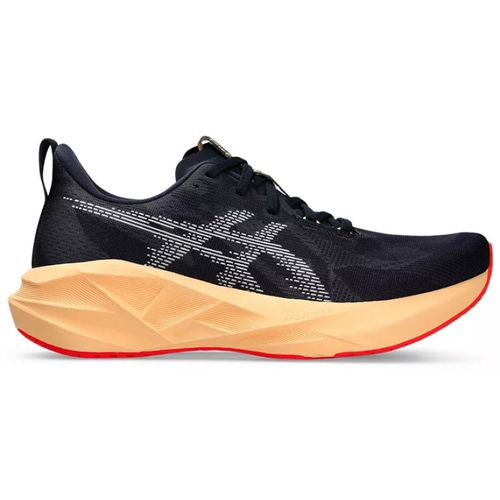 TENIS ASICS NOVABLAST 5 1011B974.404 PRETO LARANJA