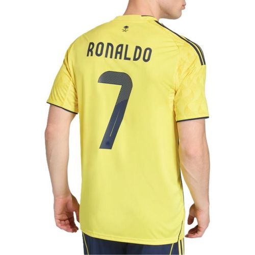 CAMISETA ADIDAS AL NASSR CR7 JN7982 AMARELO