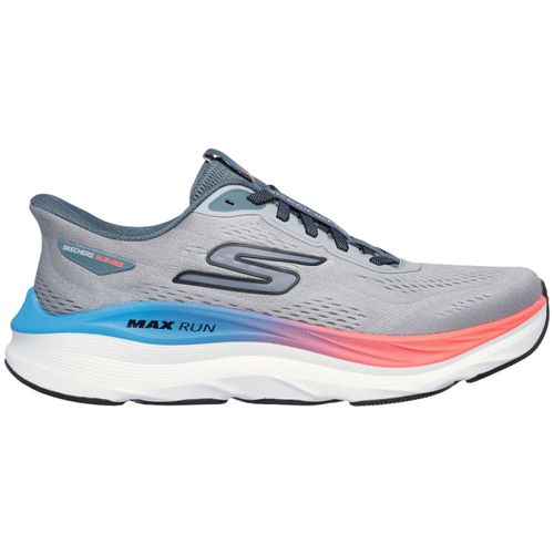 TENIS SKECHERS MAX RUN 221000/GYMT CINZA AZUL