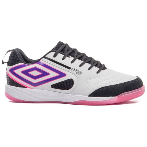 TENIS UMBRO FUTSAL PRO 5 BUMP U01FB041.210 BRANCO PRETO ROXO