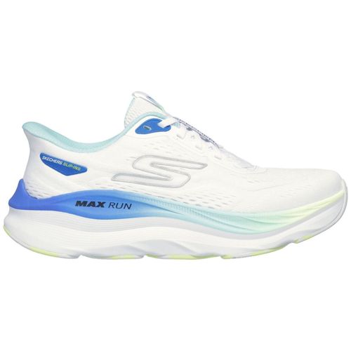 TENIS SKECHERS MAX RUN 129200/WMLT BRANCO AZUL