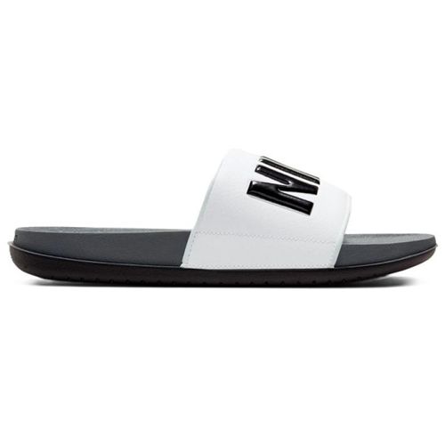 CHINELO NIKE OFFCOURT SLIDE BQ4639-001 CINZA BRANCO