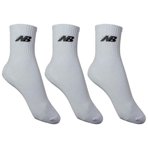KIT MEIA NEW BALANCE ALGODAO NB32A.001 BRANCO