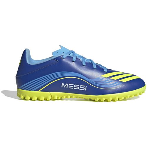 CHUTEIRA SOCIETY ADIDAS F50 MESSI CLUB JQ6614 AZUL AMARELO