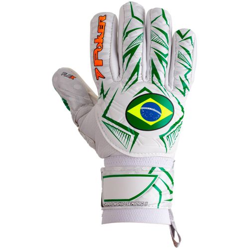 LUVA POKER FUTEBOL CHAMPIONSHIP II 01147BCV BRANCO VERDE