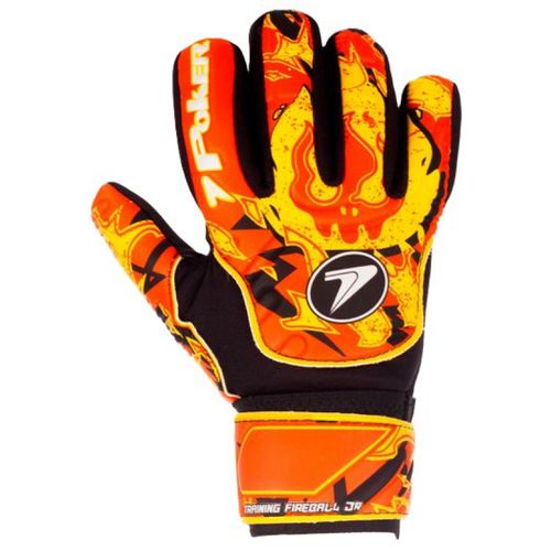 LUVA POKER FUTEBOL FIREBALL JR 01150LCLCP LARANJA PRETO