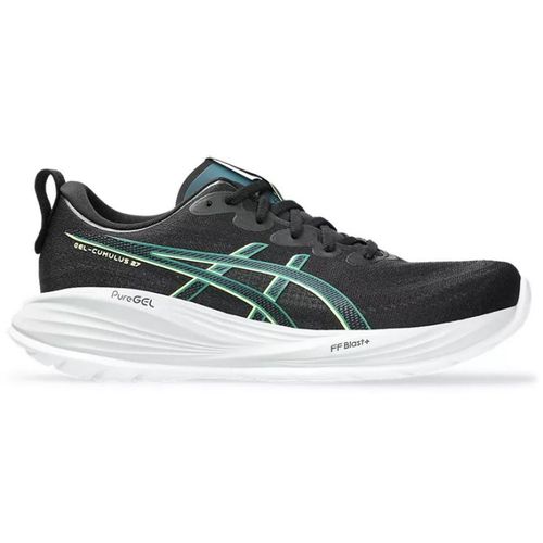 TENIS ASICS GEL CUMULUS 27 1011B960.004 PRETO VERDE