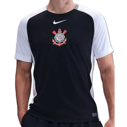 CAMISETA NIKE CORINTHIANS II 2025 HJ4608-010 PRETO BRANCO