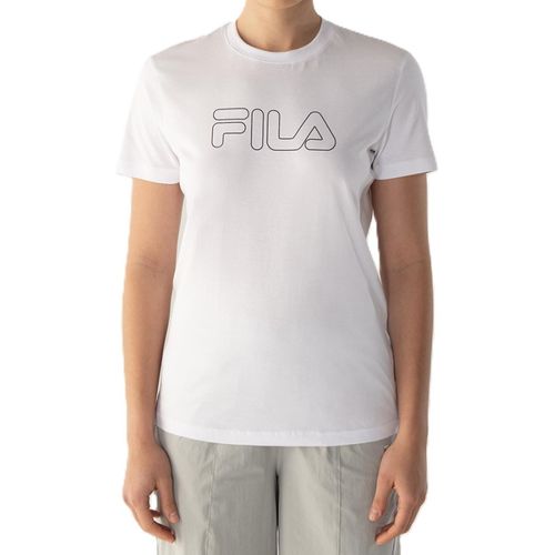 CAMISETA FILA BASIC OUTLINE F12L00551.3816 BRANCO MARINHO